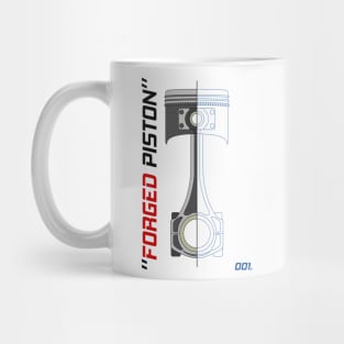 Forged Piston Draw and Blueprint Mug